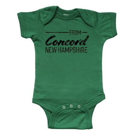 Inktastic From Concord New Hampshire in Black Distressed Text Gift Baby Boy or Baby Girl Bodysuit
Inktastic From Concord New Hampshire in Black Distressed Text Gift Baby Boy or Baby Girl Bodysuit