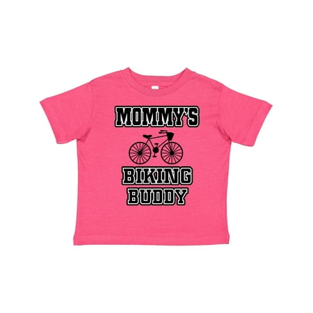 Inktastic Mommys Biking Buddy Gift Toddler Boy or Toddler Girl T-Shirt
