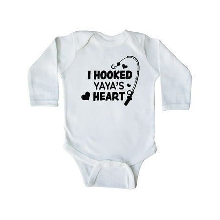 Inktastic I Hooked Yayas Heart with Fishing Rod Gift Baby Boy or Baby Girl Long Sleeve Bodysuit
Inktastic I Hooked Yayas Heart with Fishing Rod Gift Baby Boy or Baby Girl Long Sleeve Bodysuit