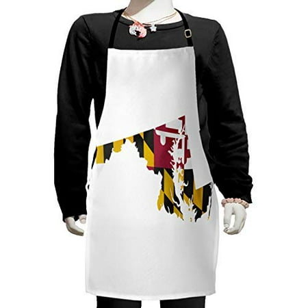 Old Line State Flag With Map Calvert And Crossland Small Apron Bib With Adjustable Ties For Baking Painting Small Size Multicolor
Old Line State Flag With Map Calvert And Crossland Small Apron Bib With Adjustable Ties For Baking Painting Small Size Multicolor