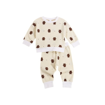 IZhansean 2Pcs Baby Girls Boys Casual Fall Outfits Bear Long Sleeve Romper+Pants Clothes Beige 12-18 Months
IZhansean 2Pcs Baby Girls Boys Casual Fall Outfits Bear Long Sleeve Romper+Pants Clothes Beige 12-18 Months