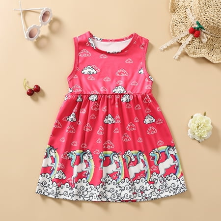 Toddlers Girls Sleeveless Tank Play Dress Little Kids Cinch-Waist Skirt Sundress Size 2-12T
Toddlers Girls Sleeveless Tank Play Dress Little Kids Cinch-Waist Skirt Sundress Size 2-12T