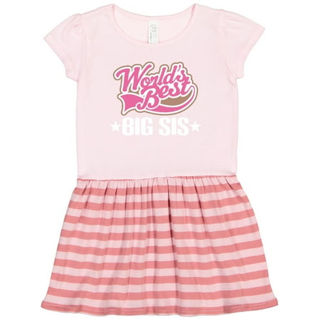 Inktastic Big Sis Worlds Best Sister Announcement Gift Toddler Girl Dress
Inktastic Big Sis Worlds Best Sister Announcement Gift Toddler Girl Dress