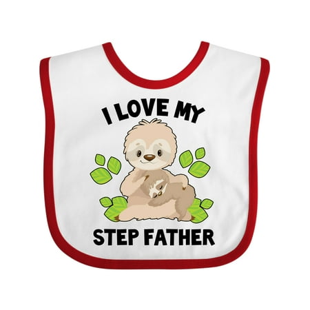 Inktastic Cute Sloth I Love My Step Father with Green Leaves Gift Baby Boy or Baby Girl Bib
Inktastic Cute Sloth I Love My Step Father with Green Leaves Gift Baby Boy or Baby Girl Bib