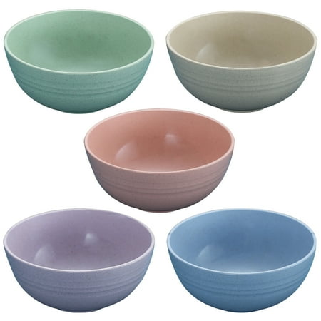 5pcs Wheat Straw Bowls Serving Bowl Soup Bowls Rice Bowl Cereal Bowl Salad Bowl
5pcs Wheat Straw Bowls Serving Bowl Soup Bowls Rice Bowl Cereal Bowl Salad Bowl