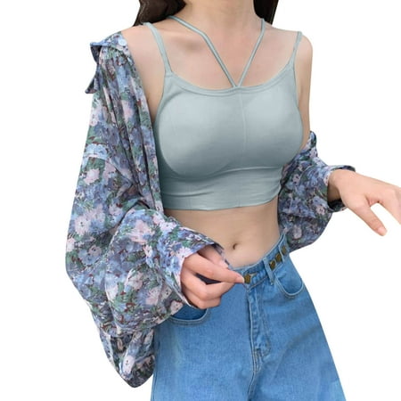 Yubnlvae Women Casual Solid Color Multicolor Camisole Push Up No Steel Ring Bra Vest
Yubnlvae Women Casual Solid Color Multicolor Camisole Push Up No Steel Ring Bra Vest