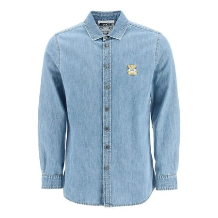 Moschino Denim Teddy Shirt Men