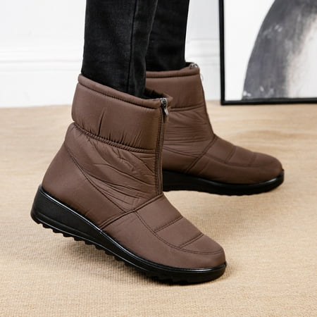 Women s Waterproof Warm Plush Front Zipper Snow Boots Winter Thermal Ankle Boots Women s Footwear
Women s Waterproof Warm Plush Front Zipper Snow Boots Winter Thermal Ankle Boots Women s Footwear