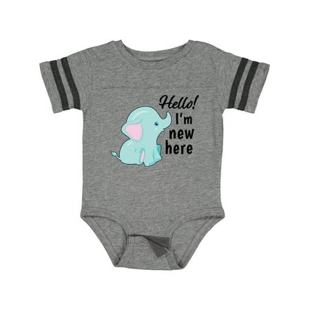 Inktastic Hello I m New Here with Cute Baby Elephant Gift Baby Boy or Baby Girl Bodysuit
Inktastic Hello I m New Here with Cute Baby Elephant Gift Baby Boy or Baby Girl Bodysuit