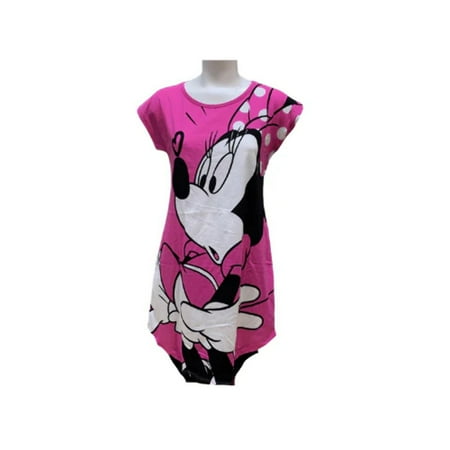 Disney Juniors Minnie Night Pajama shirt Top - Pink
