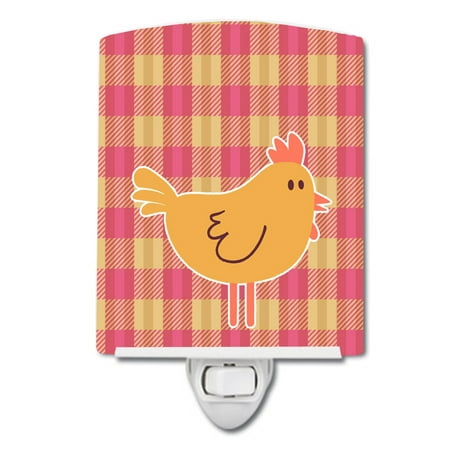 Caroline s Treasures BB7090CNL Chicken Hen on Gingham Ceramic Night Light 6x4x3 multicolor
Caroline s Treasures BB7090CNL Chicken Hen on Gingham Ceramic Night Light 6x4x3 multicolor
