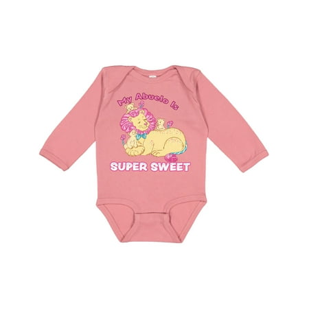 Inktastic My Abuelo Is Super Sweet Cotton Candy Lions with Pink Mane Gift Baby Boy or Baby Girl Long Sleeve Bodysuit
Inktastic My Abuelo Is Super Sweet Cotton Candy Lions with Pink Mane Gift Baby Boy or Baby Girl Long Sleeve Bodysuit