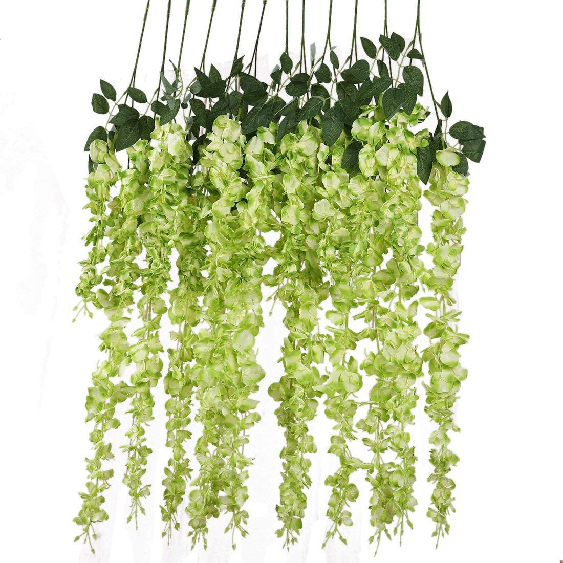 Pcs Artificial Fake Wisteria Vine Garland Feet Piece Silk Wisteria