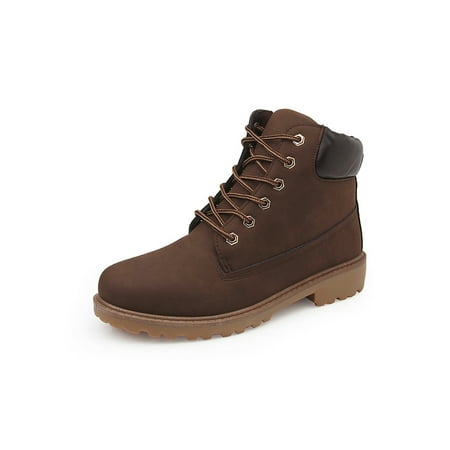 Rockomi Women Men Ankle Booties Plush Lined Winter Boot Mid Calf Combat Boots Womens Mens Comfort Slip Resistant Warm Bootie Lightweight Lug Sole Shoes Brown 9(M)
Rockomi Women Men Ankle Booties Plush Lined Winter Boot Mid Calf Combat Boots Womens Mens Comfort Slip Resistant Warm Bootie Lightweight Lug Sole Shoes Brown 9(M)