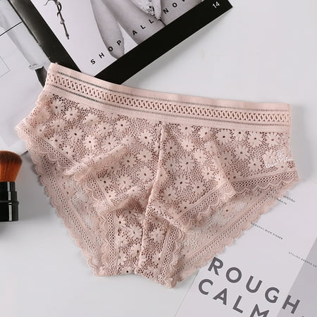 Mid-Waisted Underwear with Lace Design Seamless Design Breathable Comfortable to Wear Lightweight for Daliy Life
Mid-Waisted Underwear with Lace Design Seamless Design Breathable Comfortable to Wear Lightweight for Daliy Life