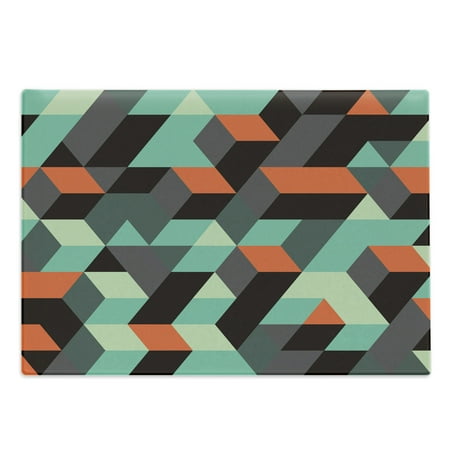Modern Cutting Board Geometrical Print with Squares Triangles Shapes and Shadows Zig Zag Stripes Image Decorative Tempered Glass Cutting and Serving Board Large Size Multicolor by Ambesonne
Modern Cutting Board Geometrical Print with Squares Triangles Shapes and Shadows Zig Zag Stripes Image Decorative Tempered Glass Cutting and Serving Board Large Size Multicolor by Ambesonne