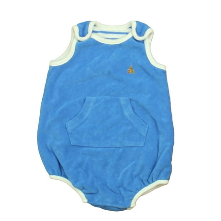 Pre-owned Gap Boys Blue Romper size: 0-3 Months