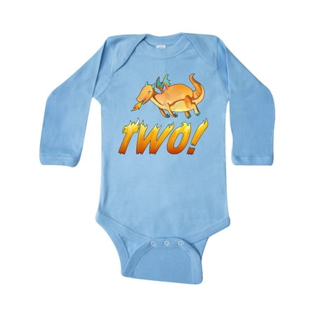 Inktastic 2 Second Birthday Orange Dragon Breathing Fire Gift Baby Boy or Baby Girl Long Sleeve Bodysuit
Inktastic 2 Second Birthday Orange Dragon Breathing Fire Gift Baby Boy or Baby Girl Long Sleeve Bodysuit