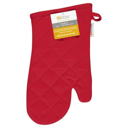 Mu Kitchen Crimson Cotton Oven Mitt