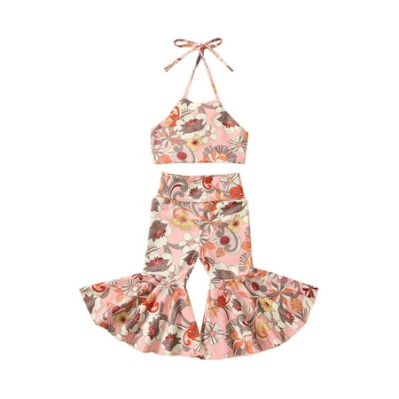 Imcute Toddler Baby Girl Summer Clothes Floral Sleeveless Halter Tank Tops Flared Pants Outfits
Imcute Toddler Baby Girl Summer Clothes Floral Sleeveless Halter Tank Tops Flared Pants Outfits