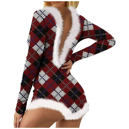 KmaiSchai Rompers For Women Women Christmas Romper Suit Print Long Sleeves Cute Nightwear Jumpsuit Warm Bodysuit Soft And Playsuit Romper Womens Jumpsuits For Work Off Shoulder Leg Jumpsuit Romper
KmaiSchai Rompers For Women Women Christmas Romper Suit Print Long Sleeves Cute Nightwear Jumpsuit Warm Bodysuit Soft And Playsuit Romper Womens Jumpsuits For Work Off Shoulder Leg Jumpsuit Romper