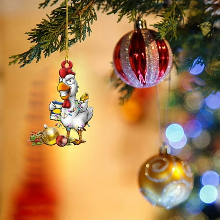 HGWXX7 Home Decor Amazing Christmas Chicken Acrylic Flat Pendant Christmas Day Decoration Pendant Christmas Home Car Backpack Pendant Pendant Gift
HGWXX7 Home Decor Amazing Christmas Chicken Acrylic Flat Pendant Christmas Day Decoration Pendant Christmas Home Car Backpack Pendant Pendant Gift