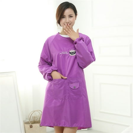 Begine|Kitchen Apron Clearance Kitchen Cooking Apron Adult Smock Long Sleeved Apron Oil Reverse Dressing Men s and Women s Work Clothes Purple Apron
Begine|Kitchen Apron Clearance Kitchen Cooking Apron Adult Smock Long Sleeved Apron Oil Reverse Dressing Men s and Women s Work Clothes Purple Apron