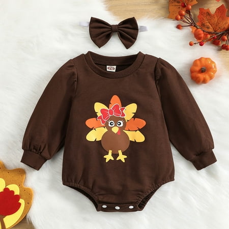 Hunpta Thanksgiving Infant Toddler Boys Girls Long Sleeve Cartoon Prints Triangle Romper Bodysuits Headband Outfits
Hunpta Thanksgiving Infant Toddler Boys Girls Long Sleeve Cartoon Prints Triangle Romper Bodysuits Headband Outfits