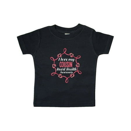 Inktastic I Love My Cousin Heart Health Awareness Gift Baby Boy or Baby Girl T-Shirt
Inktastic I Love My Cousin Heart Health Awareness Gift Baby Boy or Baby Girl T-Shirt