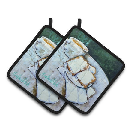 Caroline s Treasures MW1008PTHD Beingets Breakfast Delight Pair of Pot Holders 7.5HX7.5W multicolor
Caroline s Treasures MW1008PTHD Beingets Breakfast Delight Pair of Pot Holders 7.5HX7.5W multicolor