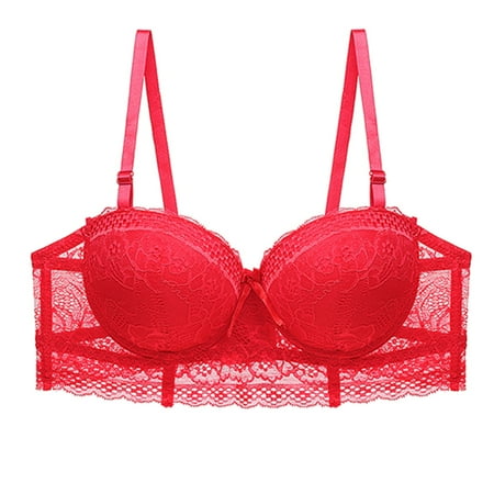 Vedolay Bras For Women Women s Floral Lace Scalloped Trim Women Bra Adjustable Strap V Neck Everyday Bralette(Red 38)
Vedolay Bras For Women Women s Floral Lace Scalloped Trim Women Bra Adjustable Strap V Neck Everyday Bralette(Red 38)