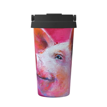 Logiee Pig Print Stainless Steel Coffee Tumbler Travel Coffee Mug Insulated Coffee Mug with Lid Spill Proof Coffee Cup Portable Thermal Mug
Logiee Pig Print Stainless Steel Coffee Tumbler Travel Coffee Mug Insulated Coffee Mug with Lid Spill Proof Coffee Cup Portable Thermal Mug