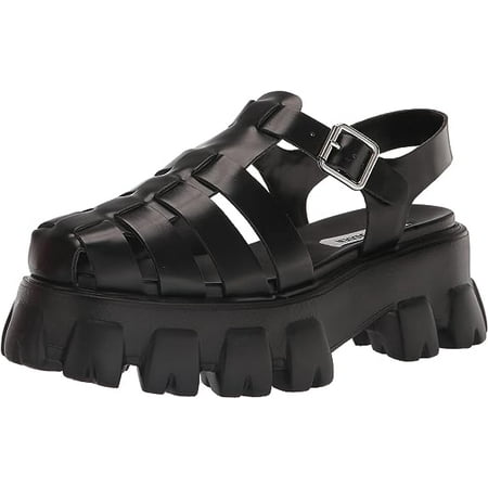 Steve Madden Echo Black Ankle Strap Chunky Platform Block Heel Fisherman Sandals (Black 9.5)
Steve Madden Echo Black Ankle Strap Chunky Platform Block Heel Fisherman Sandals (Black 9.5)