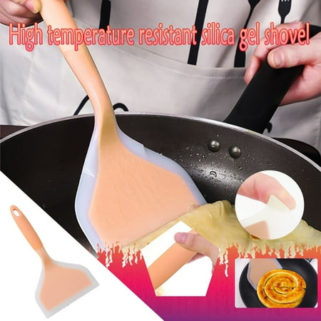 CHMORA Silicone Spatula Silicone Pancakes Fried-Shovel Nonstick Wide Mouth Pizza Shovel
CHMORA Silicone Spatula Silicone Pancakes Fried-Shovel Nonstick Wide Mouth Pizza Shovel