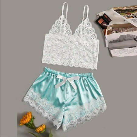 Summer Clearance! Zpanxa Womens Underwear Lingerie Corset Lace Underwire Racy Muslin Sleepwear Underwear Tops+Briefs Green L
Summer Clearance! Zpanxa Womens Underwear Lingerie Corset Lace Underwire Racy Muslin Sleepwear Underwear Tops+Briefs Green L