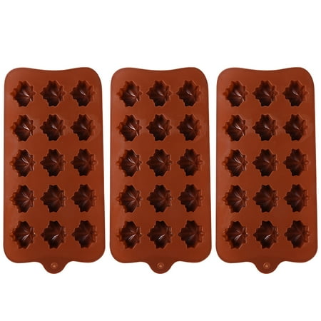 3pcs Maple Leaf Chocolate Dessert Baking Molds Silicone Molds (Random Color)
3pcs Maple Leaf Chocolate Dessert Baking Molds Silicone Molds (Random Color)