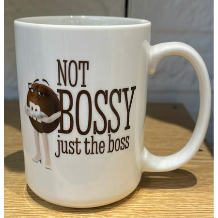 M&M s World Brown Character Not Bossy Just the Boss Verbal Coffee Mug New
M&M s World Brown Character Not Bossy Just the Boss Verbal Coffee Mug New