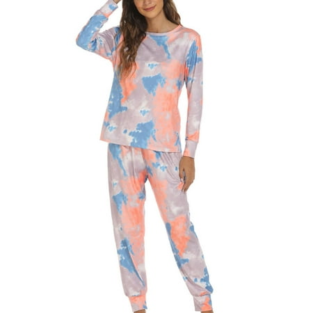 Frontwalk Tie Dye Pajamas Lounge Set for Womens Comfy Loungewear Sleepwear Nightwear 2 Piece PJS Sets Style-A XL
Frontwalk Tie Dye Pajamas Lounge Set for Womens Comfy Loungewear Sleepwear Nightwear 2 Piece PJS Sets Style-A XL