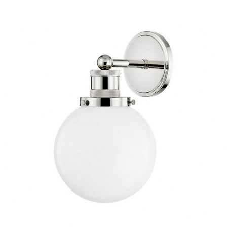 1 Light Wall Sconce-12.5 inches Tall and 7.5 inches Wide-Polished Nickel Finish Bailey Street Home 735-Bel-4956007