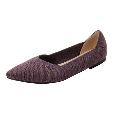 Cathalem Women Casual Flat Shoes Comfortable Dress Shoes Pointed Toe Flat Ballet Mesh Knit Slip On Business Shoes Purple 40
Cathalem Women Casual Flat Shoes Comfortable Dress Shoes Pointed Toe Flat Ballet Mesh Knit Slip On Business Shoes Purple 40
