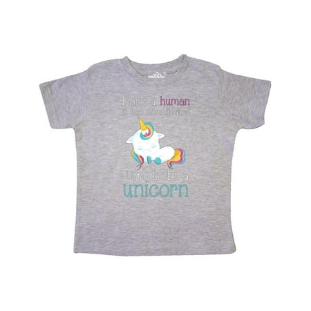 Inktastic Time to be a unicorn Gift Toddler Toddler Girl T-Shirt