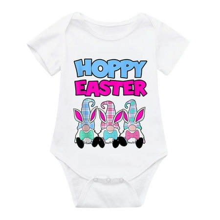 SELONE 6M-24M Easter Baby Girl Clothes Infant Newborn Baby Girls Boys Easter Bunny Bodysuit Romper Casual Clothes Graphic Bunny Gnomes Easter Eggs Printing Casual Summer Cute Spring Pullover White 100
SELONE 6M-24M Easter Baby Girl Clothes Infant Newborn Baby Girls Boys Easter Bunny Bodysuit Romper Casual Clothes Graphic Bunny Gnomes Easter Eggs Printing Casual Summer Cute Spring Pullover White 100