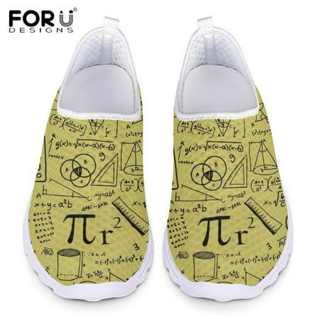FORUDESIGNS Colorful Math Formula Pattern Ladies Air Mesh Shoes Casual Slip-on Flat Shoes Women Spring Lightweight Sneakers Shoe
FORUDESIGNS Colorful Math Formula Pattern Ladies Air Mesh Shoes Casual Slip-on Flat Shoes Women Spring Lightweight Sneakers Shoe