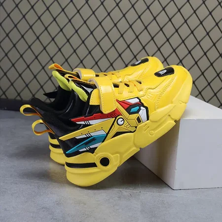 Boys Waterproof Cartoon Hook-and-loop Fastener Running Shoes Sneakers