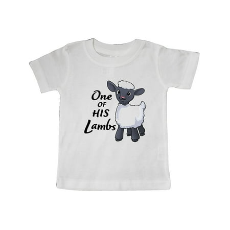 Inktastic One of His Lambs- Easter sheep Gift Baby Boy or Baby Girl T-Shirt