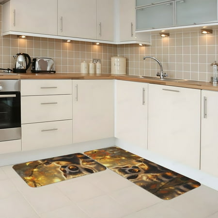 Kitchen Mats for Floor 2 Piece - Autumn Maple Leaf Cute Lemur Anti Fatigue Mats for Kitchen Floor Kitchen Rugs Non Slip Washable Mat for Home Kitchen Decor
Kitchen Mats for Floor 2 Piece - Autumn Maple Leaf Cute Lemur Anti Fatigue Mats for Kitchen Floor Kitchen Rugs Non Slip Washable Mat for Home Kitchen Decor