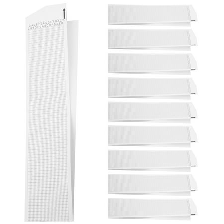 OUNONA 10Pcs DIY 30 Note Hand Crank Music Box Movement Paper Strips Blank Paper Strip Refills
OUNONA 10Pcs DIY 30 Note Hand Crank Music Box Movement Paper Strips Blank Paper Strip Refills