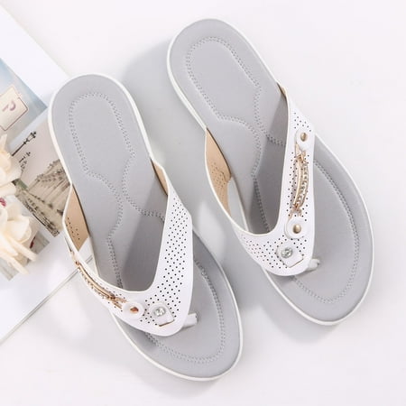 Aayomet House Slippers for Women Buckle Women s Women s Slope Summer Metal Heel Women s Casual Beach Sandals Women s slipper White 7.5
Aayomet House Slippers for Women Buckle Women s Women s Slope Summer Metal Heel Women s Casual Beach Sandals Women s slipper White 7.5