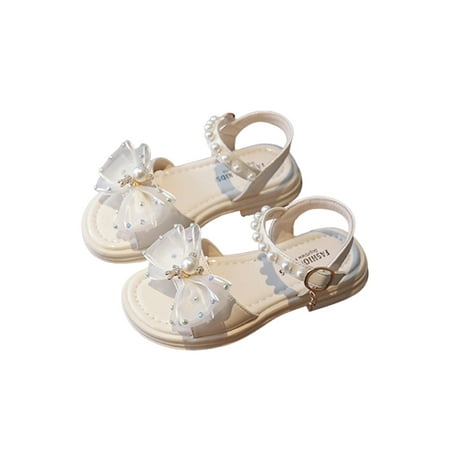 Zodanni Kids Summer Sandals Beach Princess Shoes Ankle Strap Dress Sandal Girl s Flats Girls Pearl Open Toe White 10.5C
Zodanni Kids Summer Sandals Beach Princess Shoes Ankle Strap Dress Sandal Girl s Flats Girls Pearl Open Toe White 10.5C