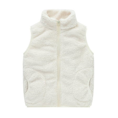 Ixbnca Sherpa Fleece Vest for Girls Boys Outwear Fuzzy Full Zipper Cute Sleeveless Coats Jacket with Pockets
Ixbnca Sherpa Fleece Vest for Girls Boys Outwear Fuzzy Full Zipper Cute Sleeveless Coats Jacket with Pockets